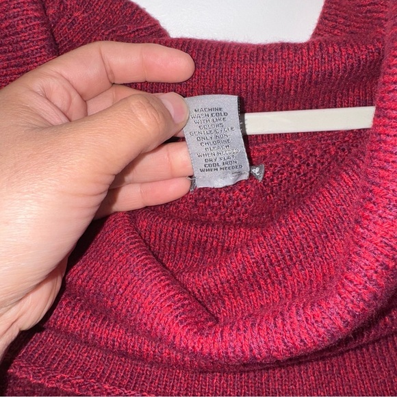 NEW DIRECTIONS WEEKEND Short Sleeve Cowl Neck Poncho Sweater, Womens 3X - Picture 6 of 13